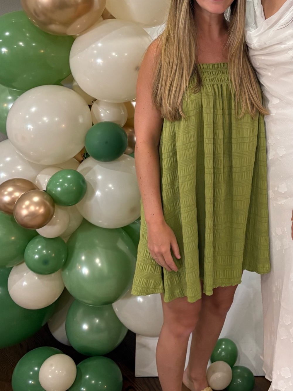 Light Green Flowy Mini Dress